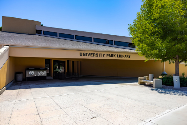 University Park Library entrance