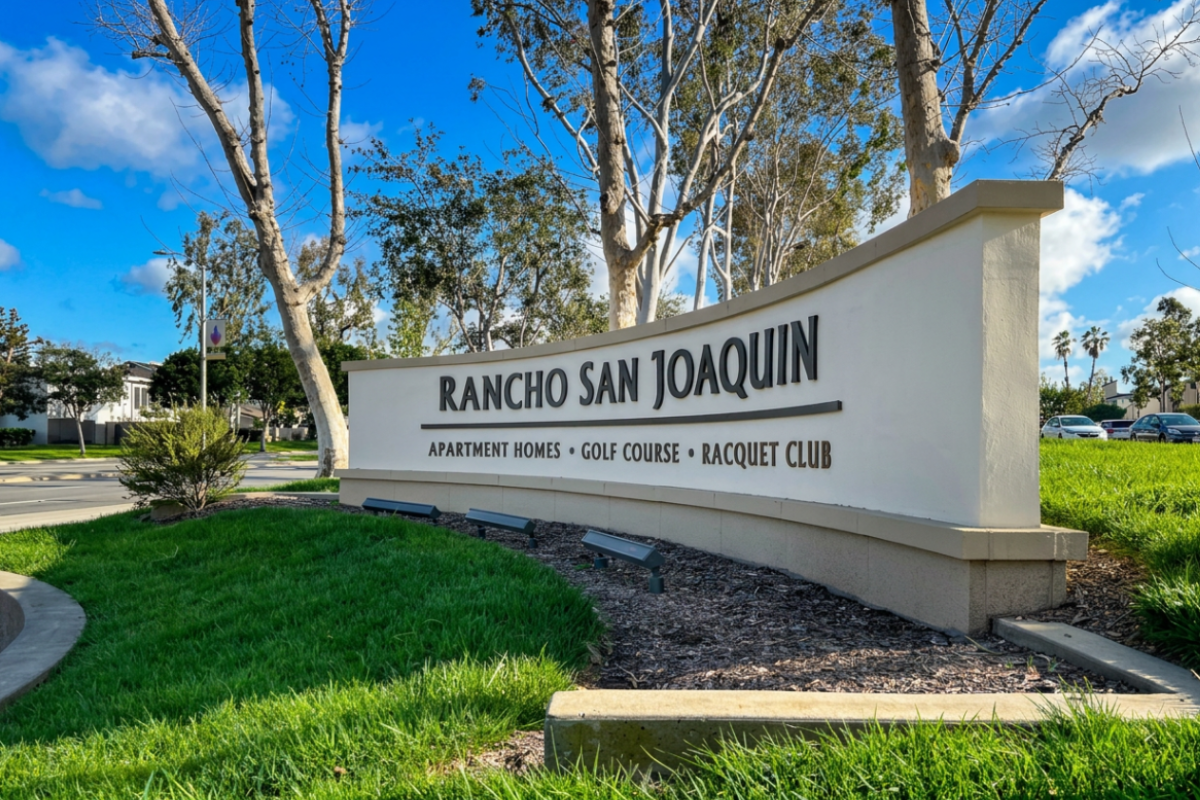 Rancho San Joaquin village sign